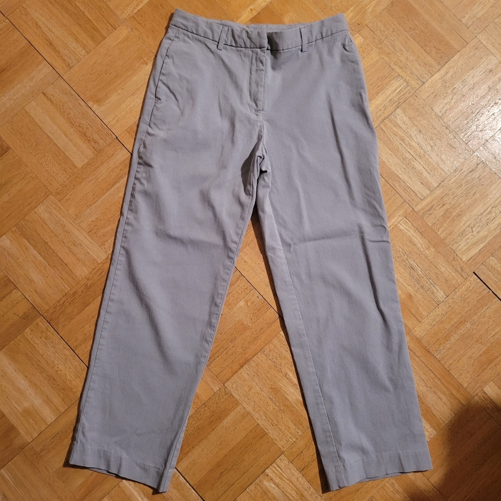 Express Gray Stretch Capri sz1/2